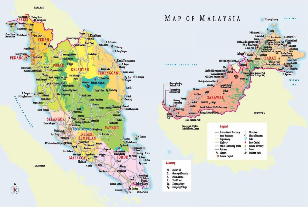 turizam mapu malezije