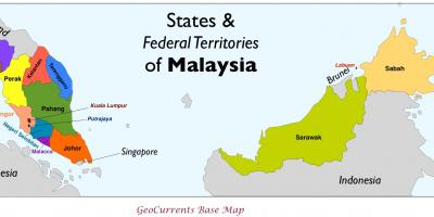 Maleziji besplatno mapu