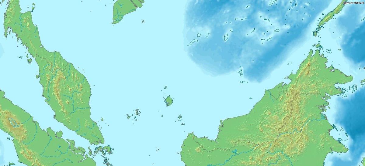 mapa je iz malezije 3d