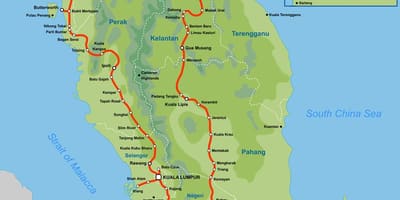 Ktm stanicu mapu maleziji