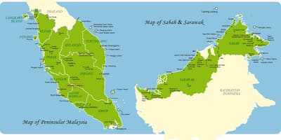 Maleziji pun mapu