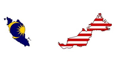 Mapa je iz malezije zastavu