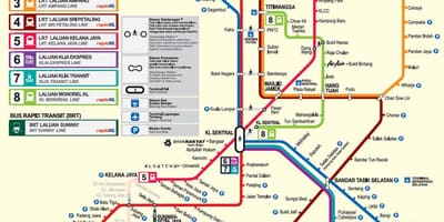 Maleziji mrt mapu 2016