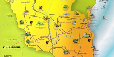 Mapa pahang-a državne maleziji